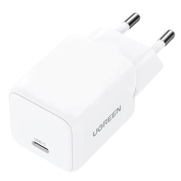 Фото - Сетевое зарядное устройство UGREEN X513 USB-C 30W QC4.0 PD3.0 GaN Fast Charger White (65009)